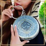 کیف دخترانه قلمزنی شده طرح دایره مدل مرال