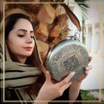 کیف دخترانه قلمزنی شده طرح دایره مدل مرال