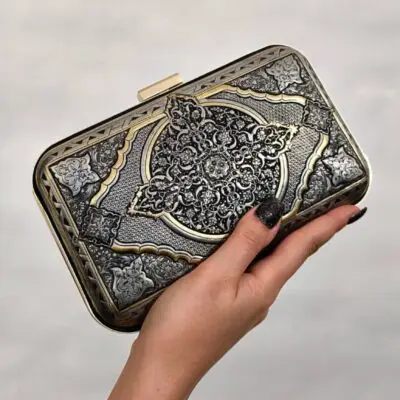 کیف مجلسی زنانه قلمزنی شده مدل چرخاب
