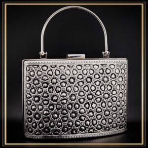 کیف کلاسیک قلمزنی شده مدل کوه نور