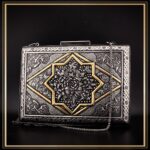 کیف کتابی قلمزنی شده مدل دلگشا