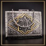 کیف کتابی قلمزنی شده مدل دلگشا