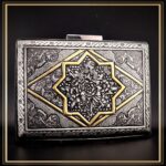 کیف کتابی قلمزنی شده مدل دلگشا