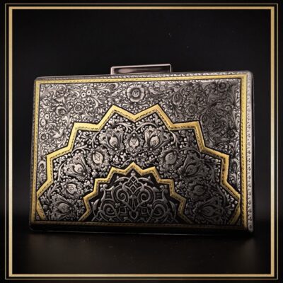 کیف دستی و مجلسی زنانه در فرم کتابی مدل زاگرس یک کیف سنتی زیبا و مناسب هدیه روز مادر و کادو تولد