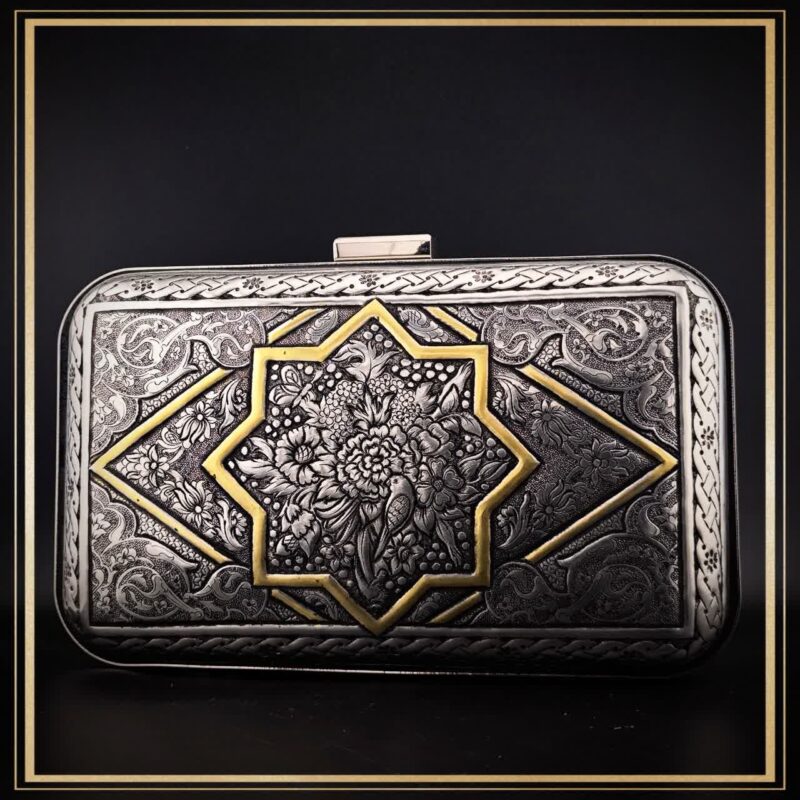 کیف مجلسی و دستی زنانه سنتی و قلمزنی شده مدل دلگشا