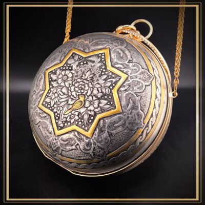 کیف گرد گنبدی قلمزنی شده مدل دلگشا