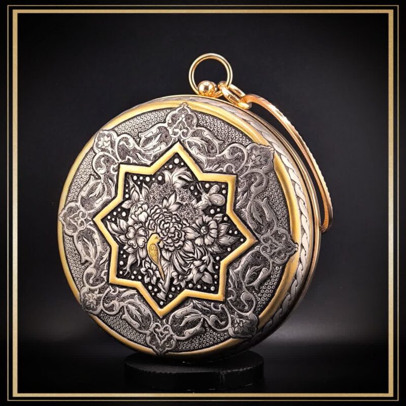 کیف گرد گنبدی قلمزنی شده مدل دلگشا