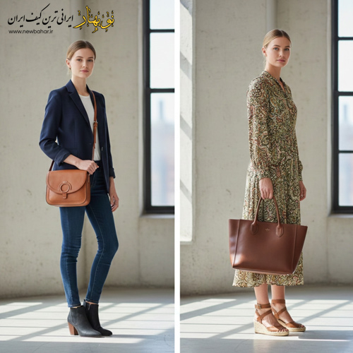 اصول ست کردن کیف زنانه