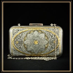 کیف دستی کلاچ قلمزنی مدل خاتون