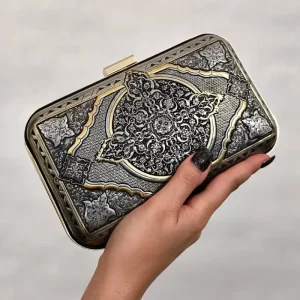 کیف مجلسی زنانه قلمزنی شده مدل چرخاب